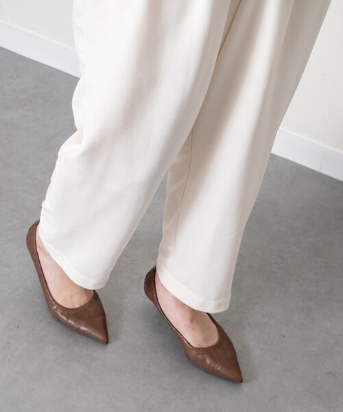 INTER-CHAUSSURES / インター ショシュール パンプス | 【CORSO ROMA，9】ポインテッドトウシャーリングパンプス | 詳細17