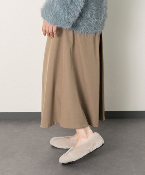 INTER-CHAUSSURES / インター ショシュール バレエシューズ | 【CORSO ROMA，9】シアリングフラットバレエシューズ | 詳細14