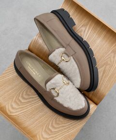 INTER-CHAUSSURES / インター ショシュール ビジネス・ドレスシューズ | 【CORSO ROMA，9】シアリング厚底ビットローファー