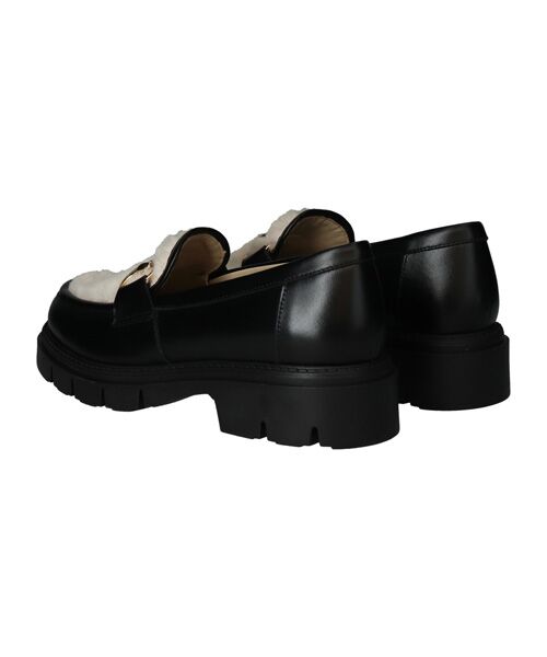 INTER-CHAUSSURES / インター ショシュール ビジネス・ドレスシューズ | 【CORSO ROMA，9】シアリング厚底ビットローファー | 詳細3