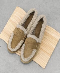 INTER-CHAUSSURES / インター ショシュール フラットシューズ | 【CORSO ROMA，9】ライニングボアフラットローファー