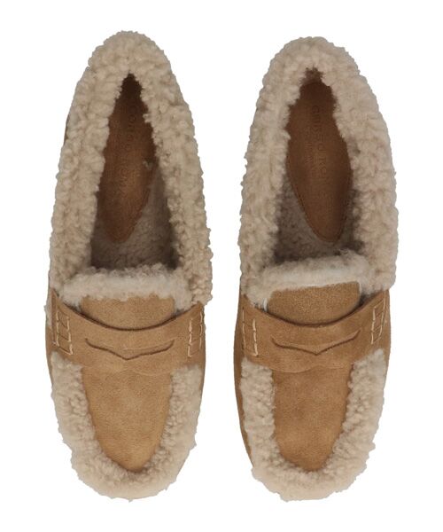 INTER-CHAUSSURES / インター ショシュール フラットシューズ | 【CORSO ROMA，9】ライニングボアフラットローファー | 詳細5