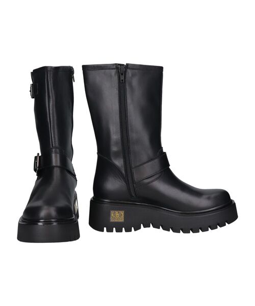 INTER-CHAUSSURES / インター ショシュール ブーツ（ショート丈） | 【CORSO ROMA，9】ラウンドトウ厚底エンジニアブーツ | 詳細5