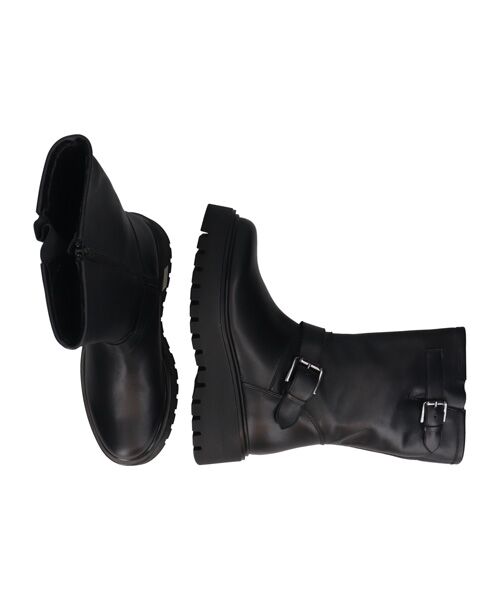 INTER-CHAUSSURES / インター ショシュール ブーツ（ショート丈） | 【CORSO ROMA，9】ラウンドトウ厚底エンジニアブーツ | 詳細7