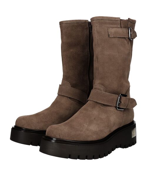 INTER-CHAUSSURES / インター ショシュール ブーツ（ショート丈） | 【CORSO ROMA，9】ラウンドトウ厚底エンジニアブーツ | 詳細20