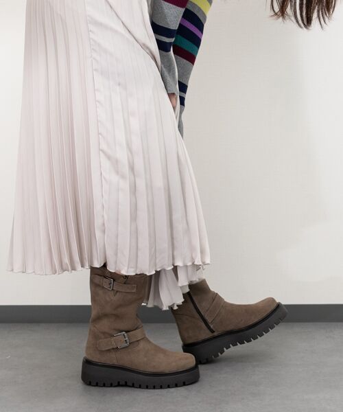 INTER-CHAUSSURES / インター ショシュール ブーツ（ショート丈） | 【CORSO ROMA，9】ラウンドトウ厚底エンジニアブーツ | 詳細28