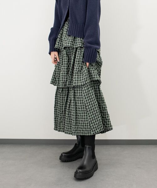 INTER-CHAUSSURES / インター ショシュール ブーツ（ショート丈） | 【CORSO ROMA，9】モールドソールリブニットショートブーツ | 詳細9