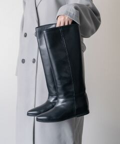 INTER-CHAUSSURES / インター ショシュール ブーツ（ロング丈） | 【CORSO ROMA，9】セミルーズフィットインヒールロングブーツ