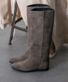 INTER-CHAUSSURES / インター ショシュール ブーツ（ロング丈） | 【CORSO ROMA，9】セミルーズフィットインヒールロングブーツ