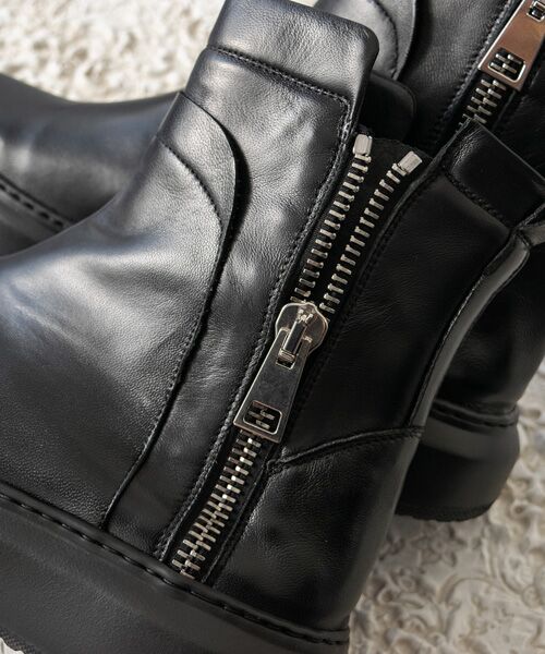 INTER-CHAUSSURES / インター ショシュール スニーカー | 【CORSO ROMA，9】サイドジップスニーカーブーツ | 詳細9