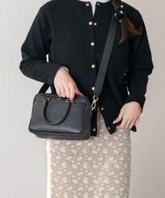 INTER-CHAUSSURES / インター ショシュール ハンドバッグ | 【CHRISTIAN VILLA】ボックスシルエットレザーハンドバッグ