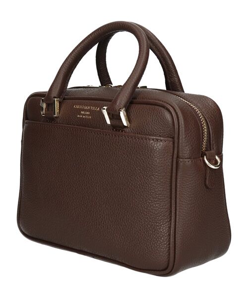 INTER-CHAUSSURES / インター ショシュール ハンドバッグ | 【CHRISTIAN VILLA】ボックスシルエットレザーハンドバッグ | 詳細23