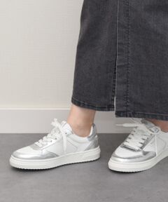 INTER-CHAUSSURES / インター ショシュール スニーカー | 【TAMARIS】レザーフラットスニーカー