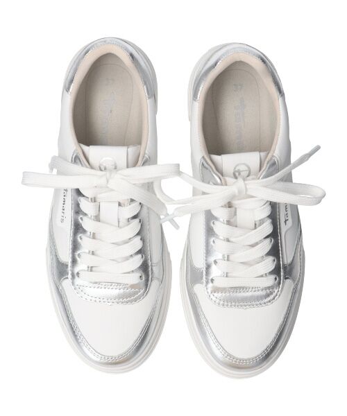 INTER-CHAUSSURES / インター ショシュール スニーカー | 【TAMARIS】レザーフラットスニーカー | 詳細13