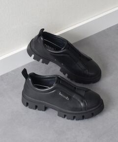 INTER-CHAUSSURES / インター ショシュール ビジネス・ドレスシューズ | 【bussola】撥水厚底スリッポンシューズ