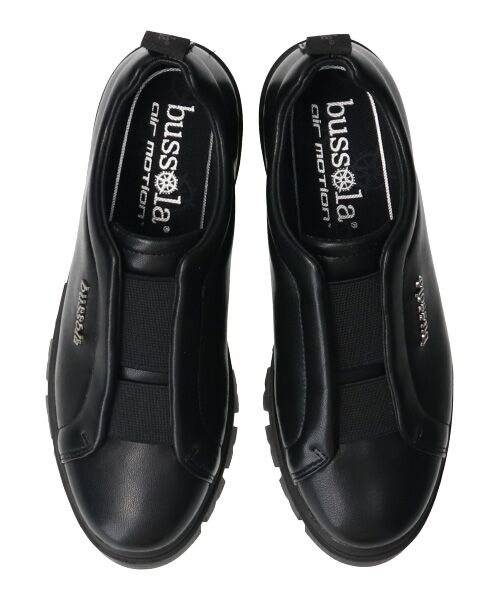 INTER-CHAUSSURES / インター ショシュール ビジネス・ドレスシューズ | 【bussola】撥水厚底スリッポンシューズ | 詳細4