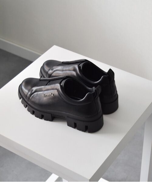 INTER-CHAUSSURES / インター ショシュール ビジネス・ドレスシューズ | 【bussola】撥水厚底スリッポンシューズ | 詳細6