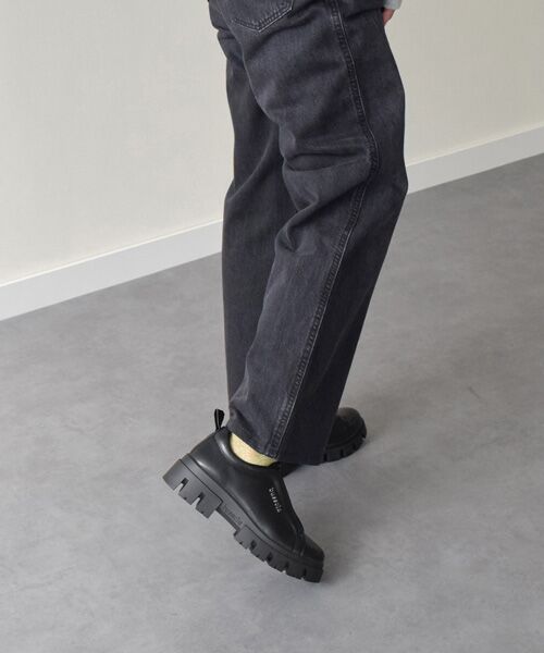 INTER-CHAUSSURES / インター ショシュール ビジネス・ドレスシューズ | 【bussola】撥水厚底スリッポンシューズ | 詳細8