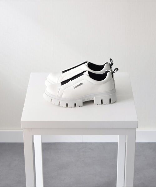 INTER-CHAUSSURES / インター ショシュール ビジネス・ドレスシューズ | 【bussola】撥水厚底スリッポンシューズ | 詳細15