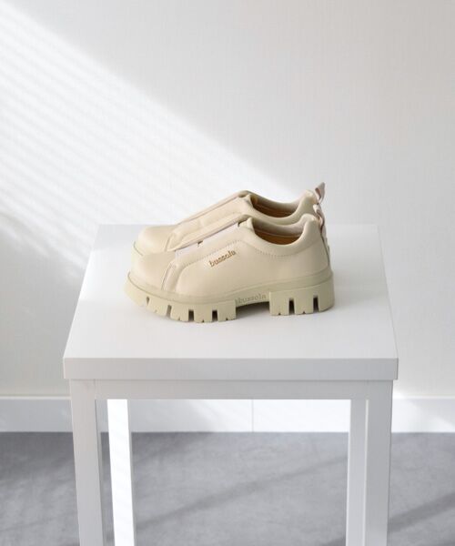 INTER-CHAUSSURES / インター ショシュール ビジネス・ドレスシューズ | 【bussola】撥水厚底スリッポンシューズ | 詳細27