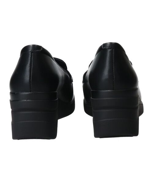 INTER-CHAUSSURES / インター ショシュール パンプス | 【bussola】ウェッジヒール撥水モカシンシューズ | 詳細4
