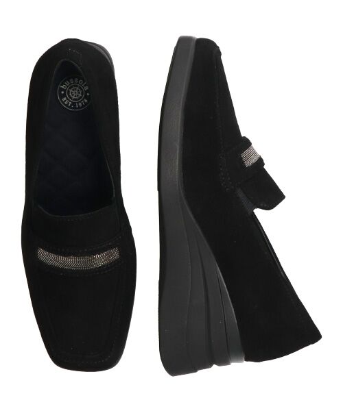 INTER-CHAUSSURES / インター ショシュール パンプス | 【bussola】ウェッジヒール撥水モカシンシューズ | 詳細15