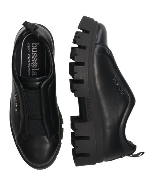 INTER-CHAUSSURES / インター ショシュール ビジネス・ドレスシューズ | 【bussola】撥水厚底スリッポンシューズ | 詳細7