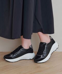 INTER-CHAUSSURES / インター ショシュール スニーカー | 【bussola】撥水厚底レースアップスニーカー