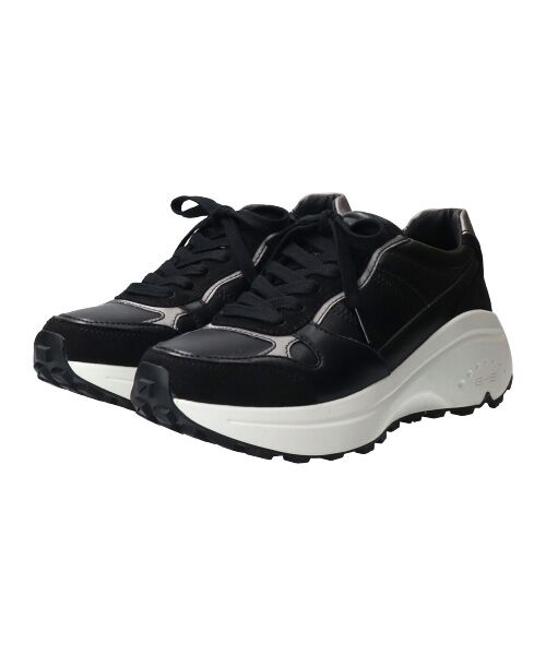 INTER-CHAUSSURES / インター ショシュール スニーカー | 【bussola】撥水厚底レースアップスニーカー | 詳細1