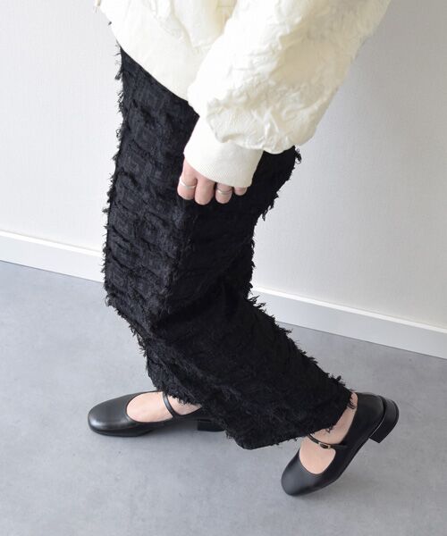 INTER-CHAUSSURES / インター ショシュール パンプス | 【ANGEL ALARCON】ソフトスクエアトウストラップパンプス | 詳細8