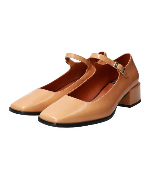 INTER-CHAUSSURES / インター ショシュール パンプス | 【ANGEL ALARCON】スクエアトウワンストラップパンプス | 詳細1