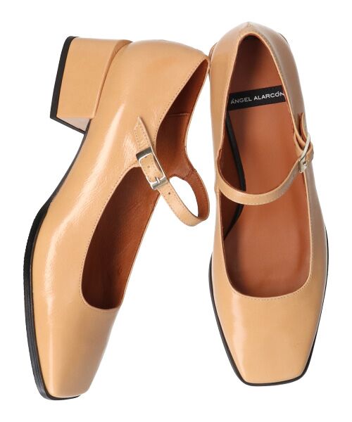 INTER-CHAUSSURES / インター ショシュール パンプス | 【ANGEL ALARCON】スクエアトウワンストラップパンプス | 詳細7