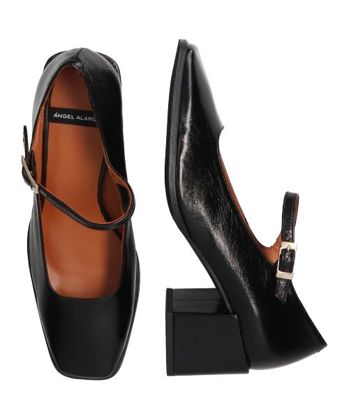 INTER-CHAUSSURES / インター ショシュール パンプス | 【ANGEL ALARCON】ワンストラップスクエアトウパンプス | 詳細6