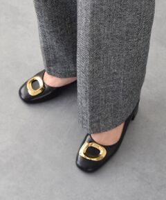 INTER-CHAUSSURES / インター ショシュール パンプス | 【ANGEL ALARCON】ローヒールオーナメントパンプス