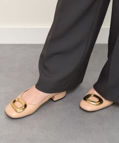 INTER-CHAUSSURES / インター ショシュール パンプス | 【ANGEL ALARCON】ローヒールオーナメントパンプス