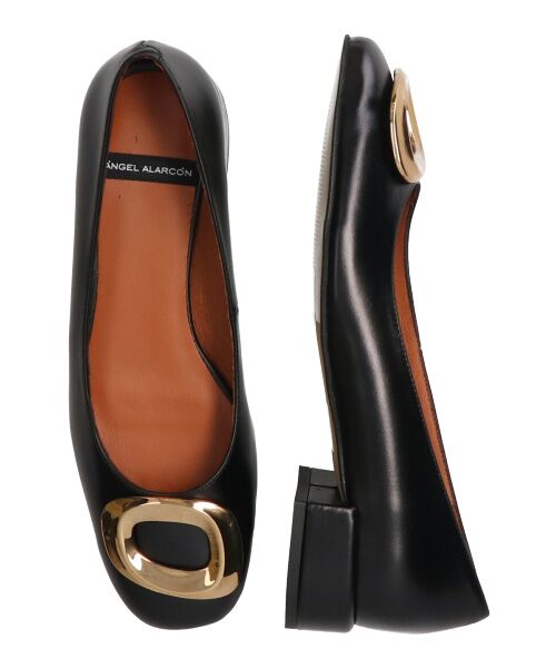 INTER-CHAUSSURES / インター ショシュール パンプス | 【ANGEL ALARCON】ローヒールオーナメントパンプス | 詳細7