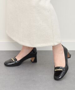 INTER-CHAUSSURES / インター ショシュール パンプス | 【ANGEL ALARCON】スクエアトウビットモカパンプス