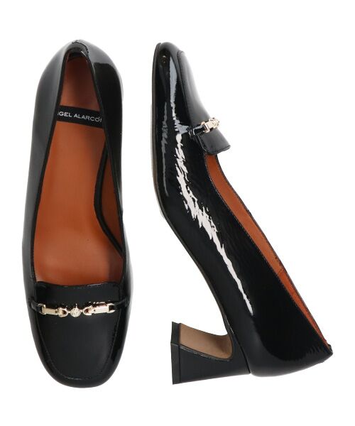 INTER-CHAUSSURES / インター ショシュール パンプス | 【ANGEL ALARCON】スクエアトウビットモカパンプス | 詳細7