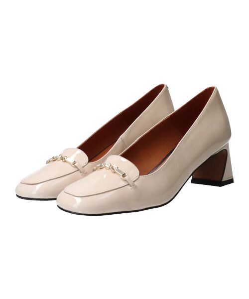 INTER-CHAUSSURES / インター ショシュール パンプス | 【ANGEL ALARCON】スクエアトウビットモカパンプス | 詳細9