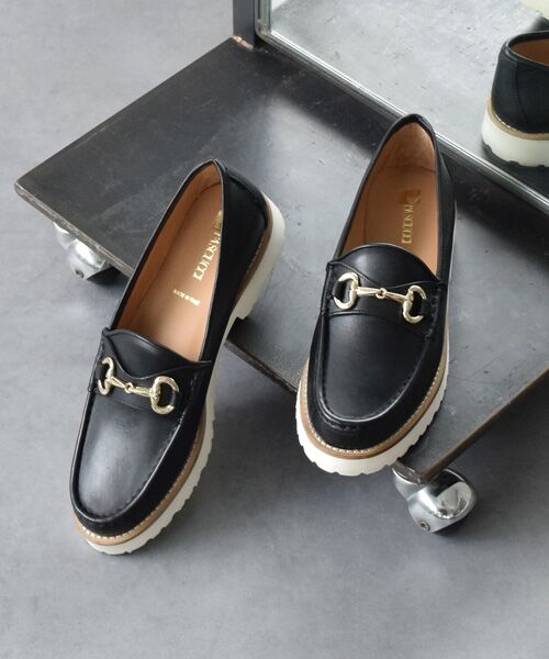 INTER-CHAUSSURES / インター ショシュール ビジネス・ドレスシューズ | 【PASCUCCI】ベーシックビットローファー(ブラック)