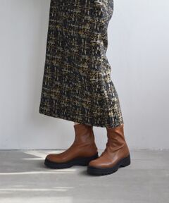 INTER-CHAUSSURES / インター ショシュール ブーツ（ショート丈） | 【ANGEL ALARCON】バックジップモールドソールブーツ