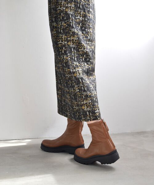 INTER-CHAUSSURES / インター ショシュール ブーツ（ショート丈） | 【ANGEL ALARCON】バックジップモールドソールブーツ | 詳細8