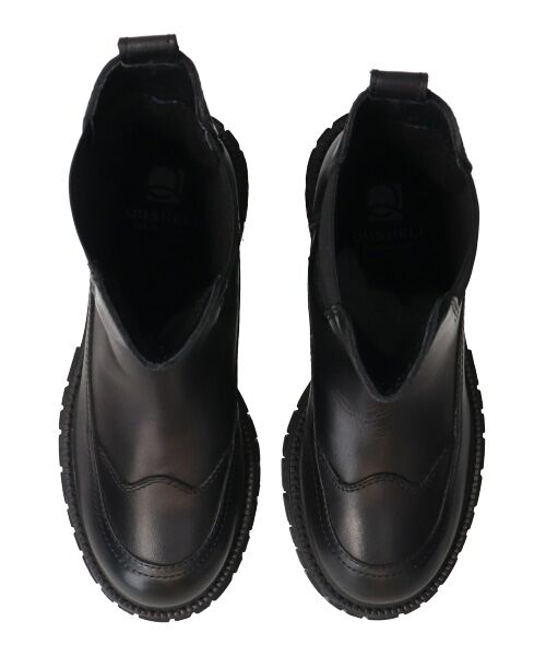 INTER-CHAUSSURES / インター ショシュール ブーツ（ショート丈） | 【QUSHELI】ラウンドトウトラックソールサイドゴア | 詳細5