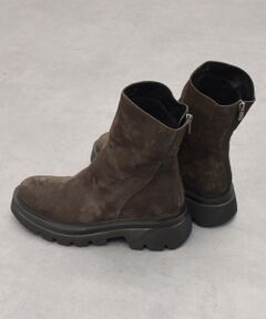 INTER-CHAUSSURES / インター ショシュール ブーツ（ショート丈） | 【QUSHELI】トラックソールバックジップブーツ