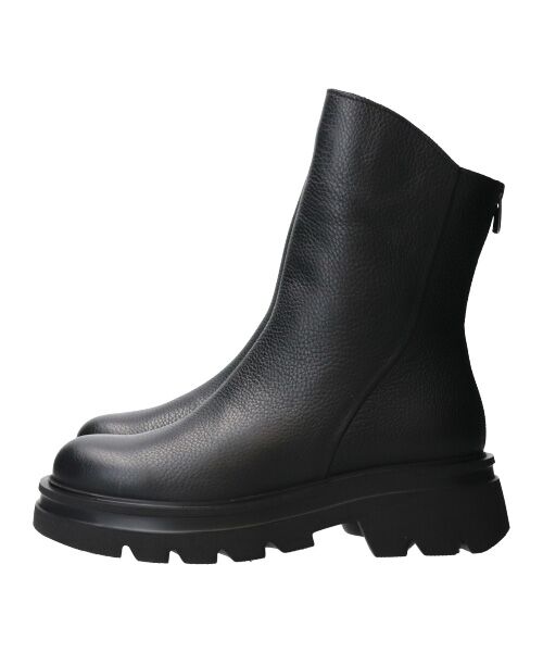 INTER-CHAUSSURES / インター ショシュール ブーツ（ショート丈） | 【QUSHELI】トラックソールバックジップブーツ | 詳細2