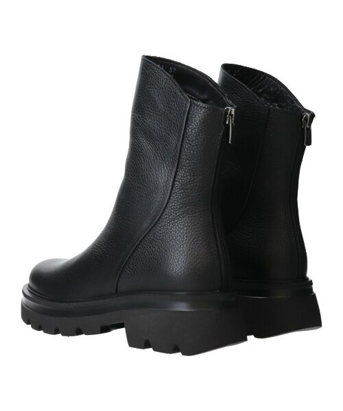 INTER-CHAUSSURES / インター ショシュール ブーツ（ショート丈） | 【QUSHELI】トラックソールバックジップブーツ | 詳細3