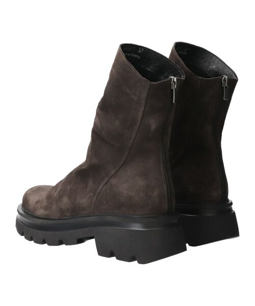 INTER-CHAUSSURES / インター ショシュール ブーツ（ショート丈） | 【QUSHELI】トラックソールバックジップブーツ | 詳細12