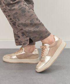 INTER-CHAUSSURES / インター ショシュール スニーカー | 【QUSHELI】異素材コンビレースアップスニーカー