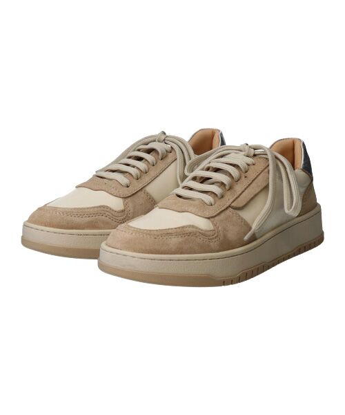 INTER-CHAUSSURES / インター ショシュール スニーカー | 【QUSHELI】異素材コンビレースアップスニーカー | 詳細9