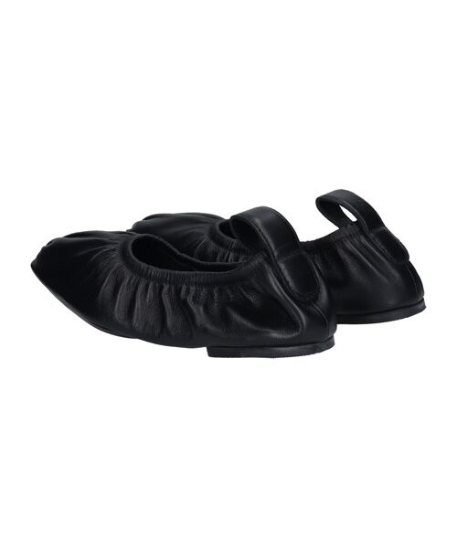 INTER-CHAUSSURES / インター ショシュール フラットシューズ | 【JVAM】スクエアトウギャザーバレエシューズ | 詳細3